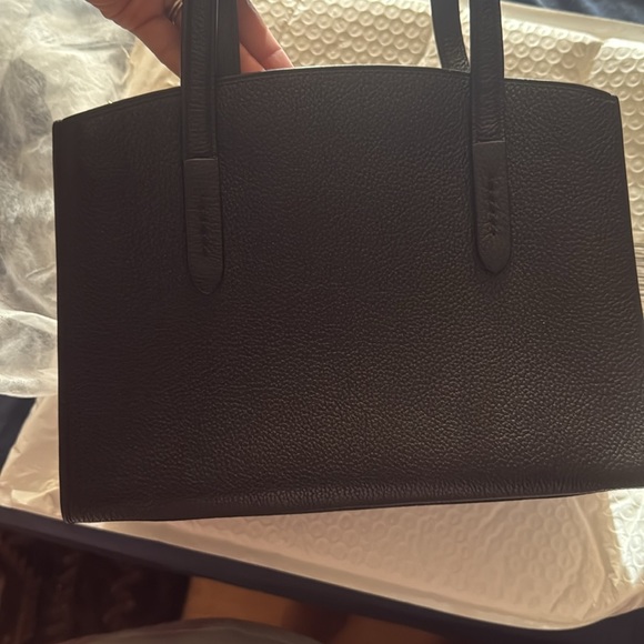 Coach Black Leather Satchel - Picture 8 of 9